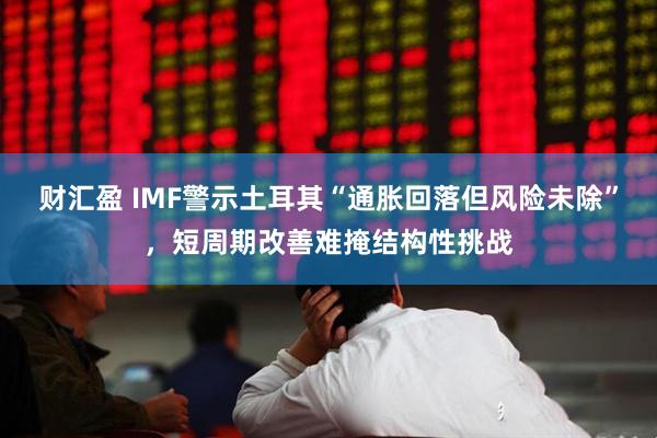 财汇盈 IMF警示土耳其“通胀回落但风险未除”，短周期改善难掩结构性挑战