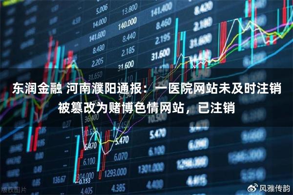 东润金融 河南濮阳通报：一医院网站未及时注销被篡改为赌博色情网站，已注销
